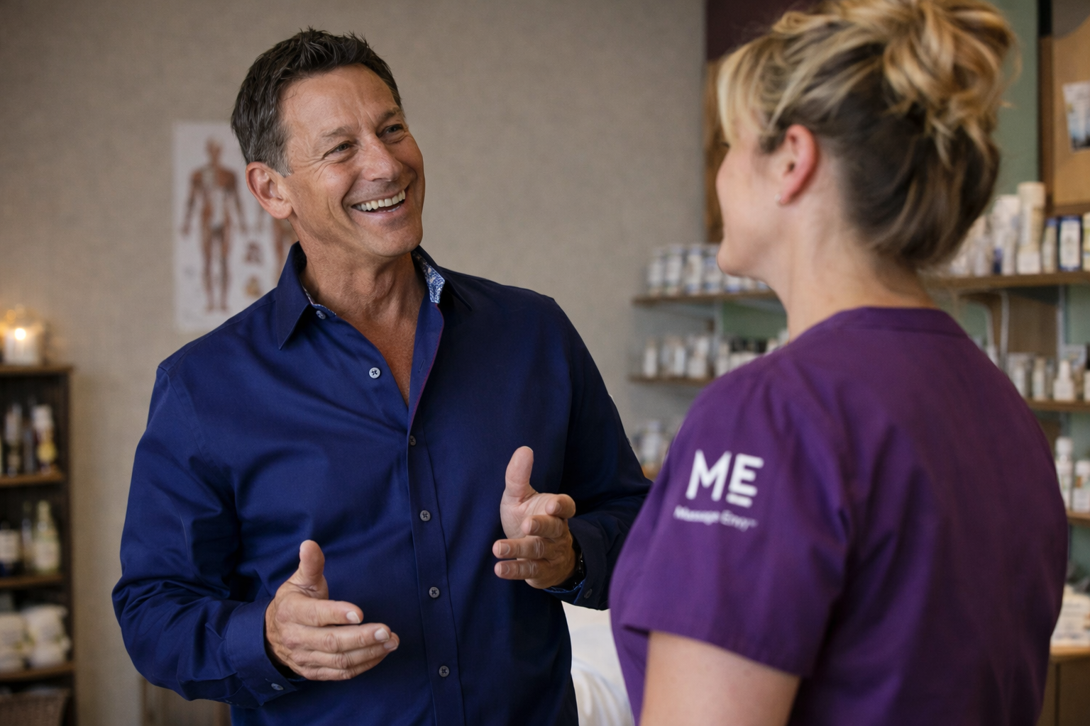 Image of founder and managing partner, Rick Davis, mentoring a Corazon employee. This image was creating using AI baseed on real photos